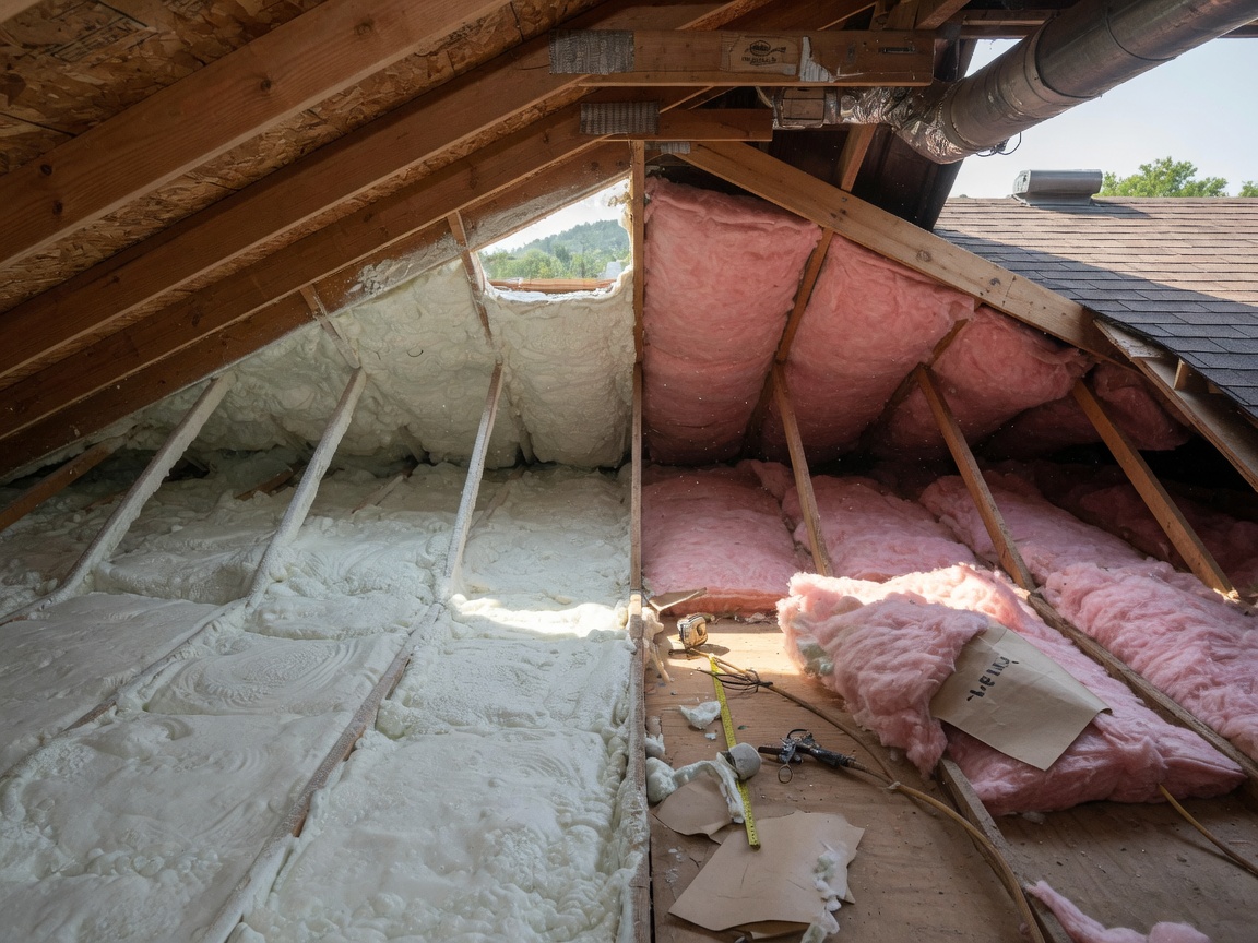 Spray Foam vs. Fiberglass Insulation: What Sand Springs Homeowners Should Know
