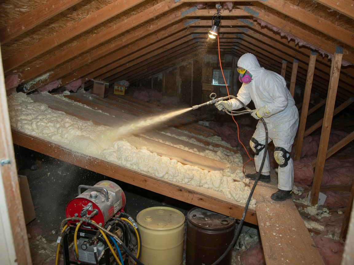 spray foam insulation in Sapulpa