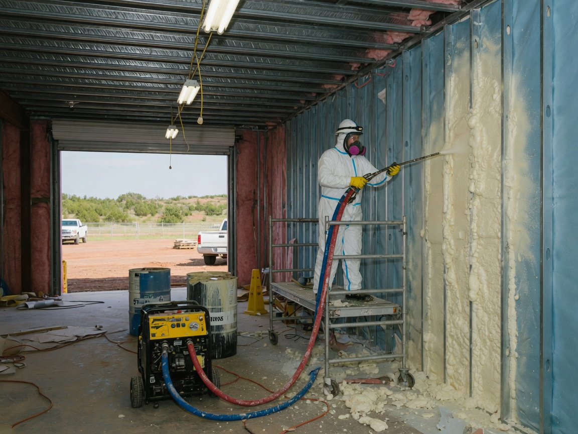 spray foam insulation in Tulsa